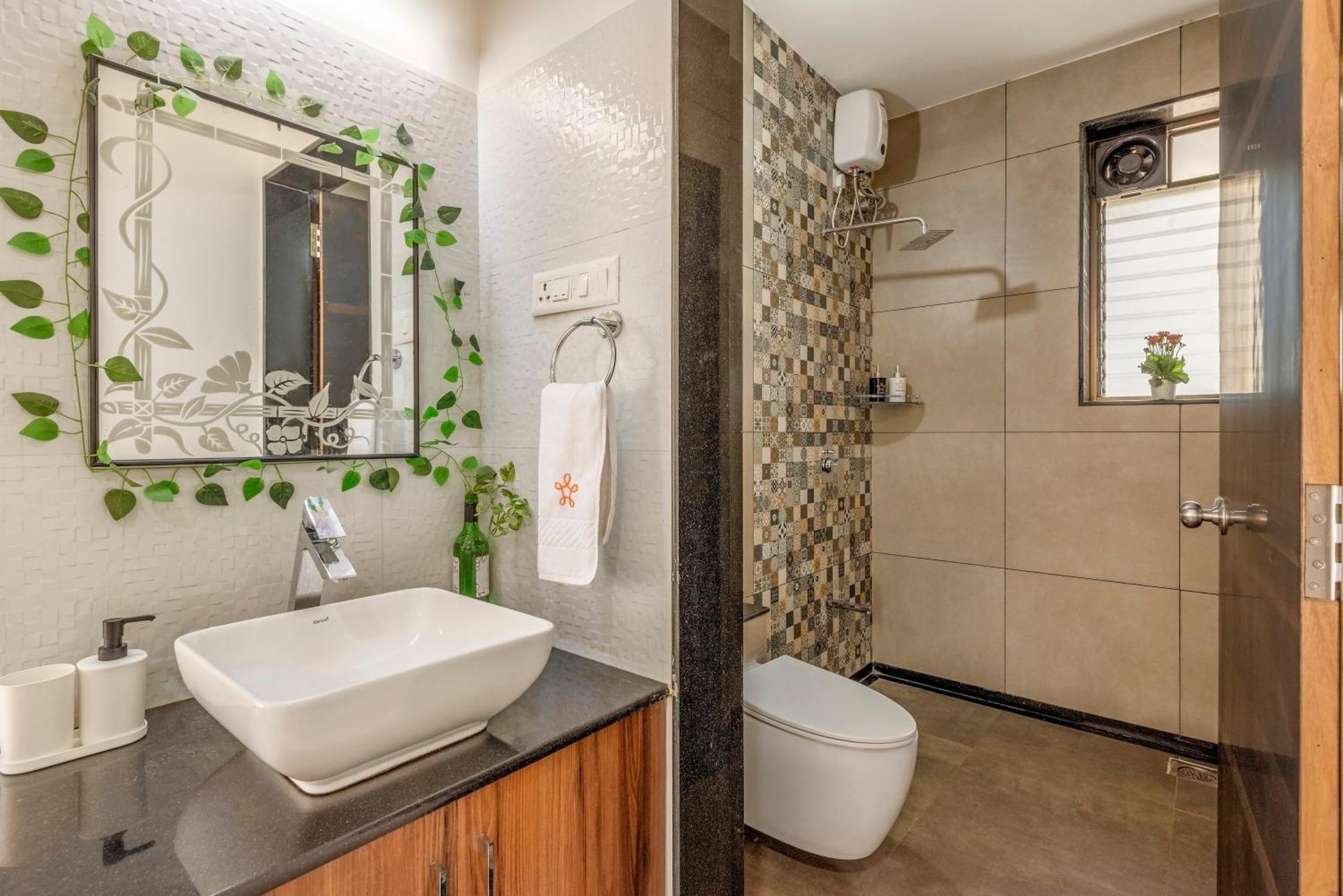 Saffronstays Lakeview Nivara - Farm Stay Villa With Private Pool Near Poona Buitenkant foto